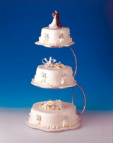 свадебная пирамида для торта