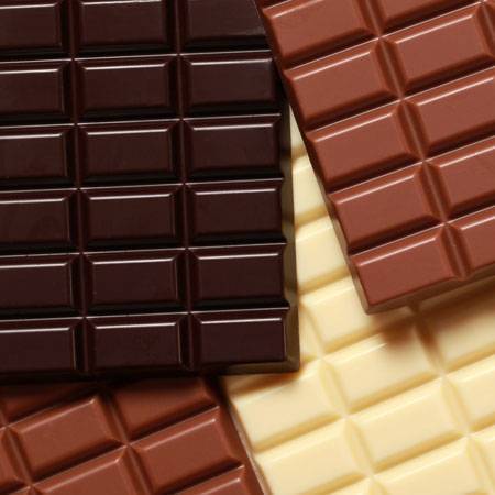 Виды шоколада в плитках