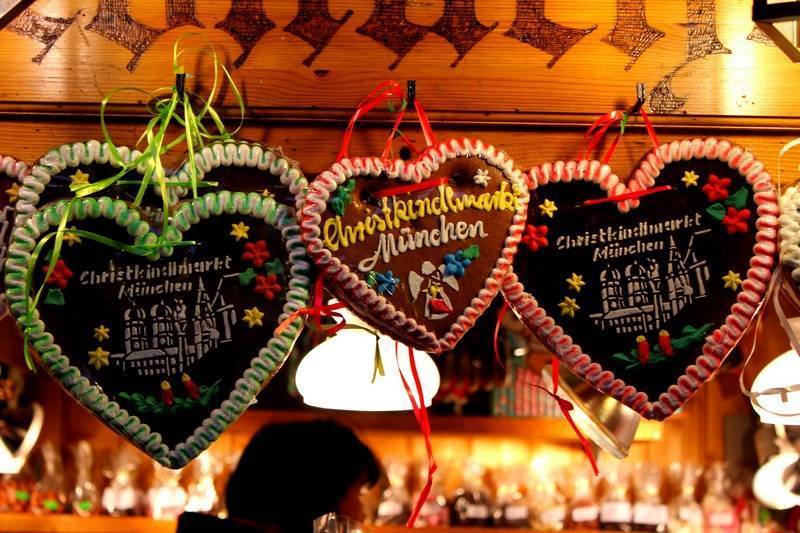 Имбирные пряники в форме сердца — немецкий рождественский символ