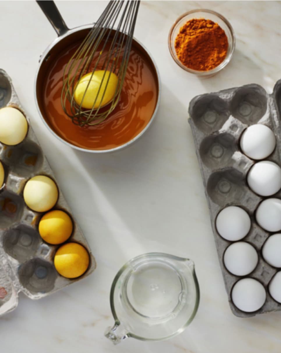 подготовка к покраске яиц