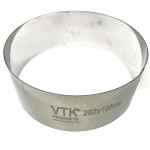Форма кольцо диаметр 260 мм высота 100 мм VTK Products