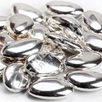 Украшение сахаристое серебряный МИНДАЛЬ 100 гр