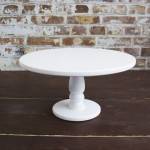 Поворотный стол для  торта белый диаметр 31 см высота 15 см VTK