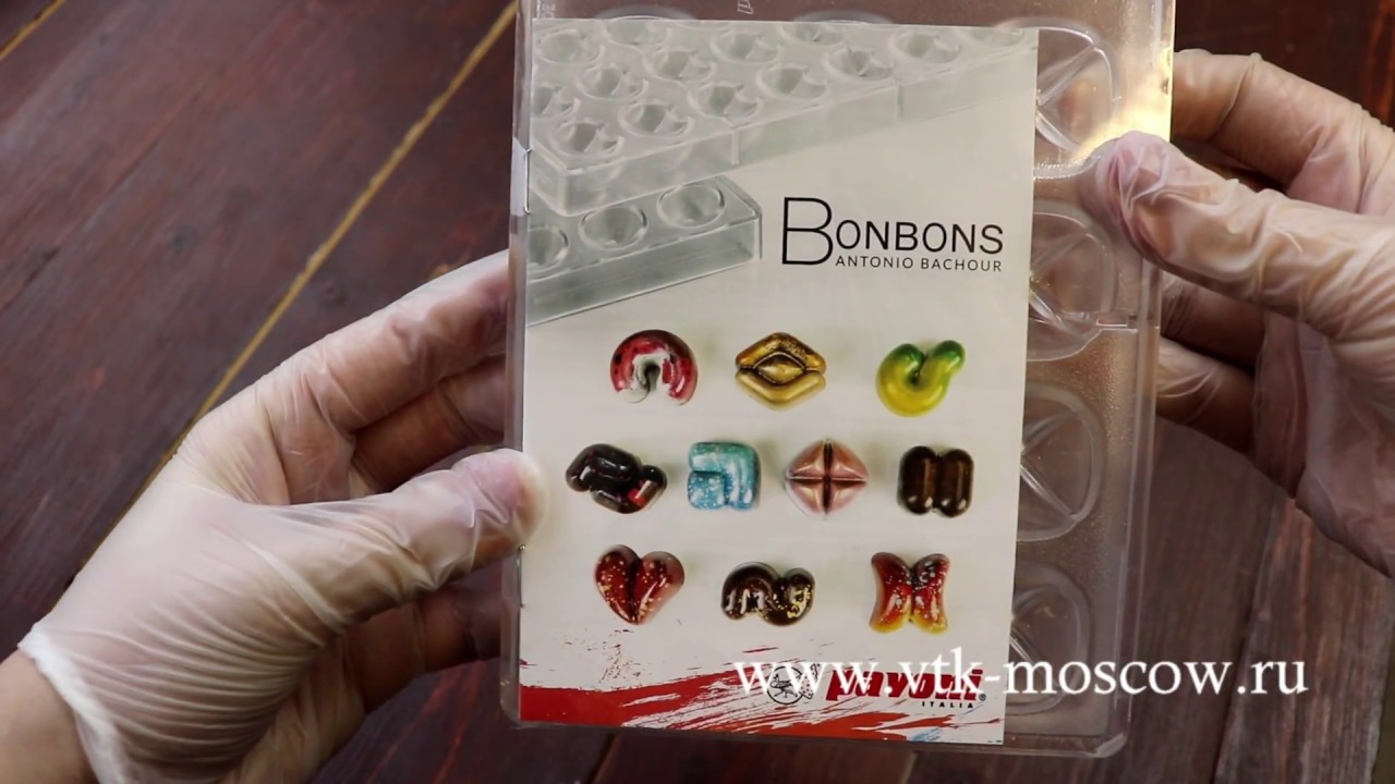 Форма для конфет PAVONI BONBONS ANTONIO BACHOUR PC-65