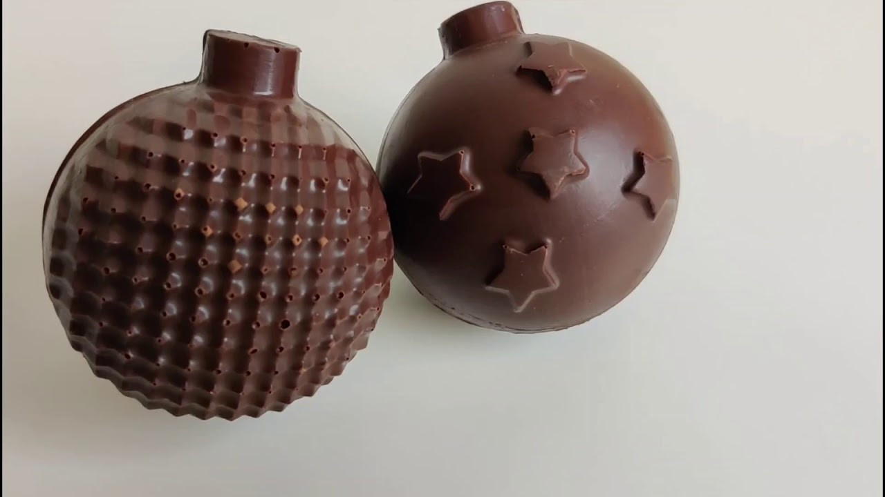 Форма VTK для шоколада НОВОГОДНИЕ ШАРЫ 8 диаметр 7 см  4 шт