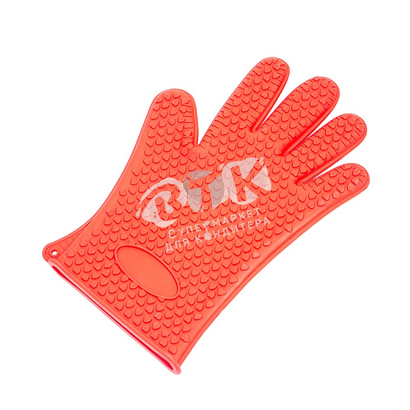 Перчатка силиконовая КРАСНАЯ 27 см 1 шт купить