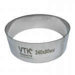 Форма кольцо диаметр 240 мм высота 80 мм VTK Products