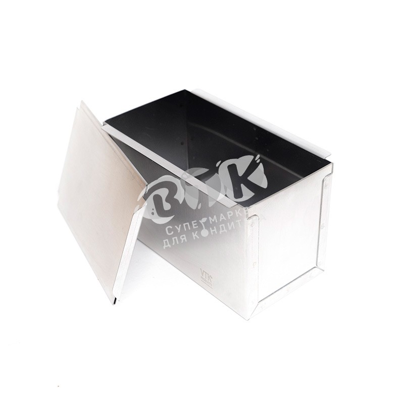 Форма для тостового хлеба с крышкой 300х130х130 мм нержавеющая сталь ...