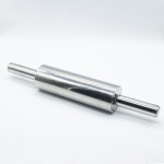 Скалка алюминиевая с вращающимися ручками 470 мм диаметр 75 мм