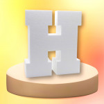 Фальш ярус VTK PRO БУКВА H H50СМ / пенопласт