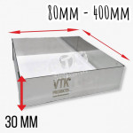 Форма кулинарная КВАДРАТ ВЫСОТА 30 ММ для выпечки и выкладки VTK Products 