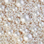 Драже зерновое БЛЕСК СВЕТЛОЕ СЕРЕБРО / 50 гр