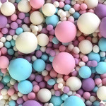 Драже зерновое РОЗОВОЕ СИРЕНЕВОЕ ГОЛУБОЕ БЕЛОСНЕЖНОЕ / 100 гр