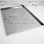 Противень 600х400 мм высота 50 мм толщина 1 мм 4 борта нержавеющая сталь VTK Products