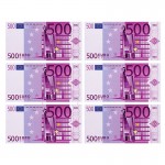 Арт. 5222 500 евро / Вафельная бумага А4
