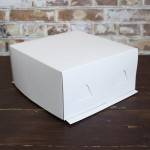 Упаковка 21x21x10 см 1 кг белая Мелованный картон